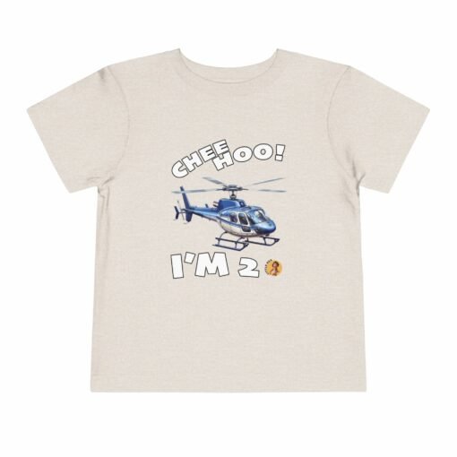 Little Kea Chee Hoo! I'm 2 Helicopter Shirt - Image 5