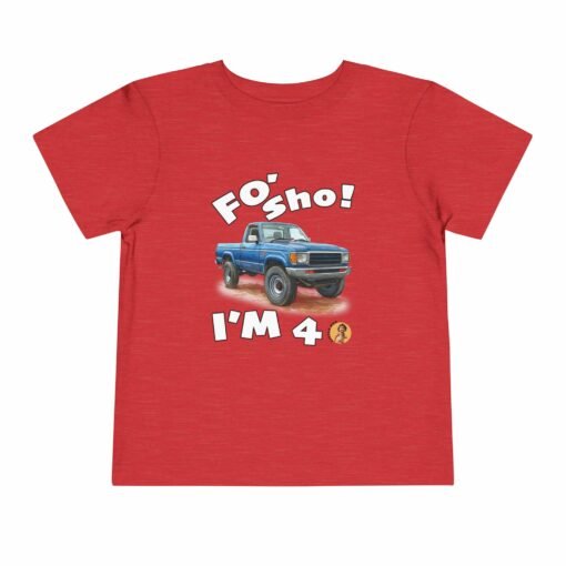 Little Kea Foʻ Sho! I'm 4 Truck Shirt - Image 33