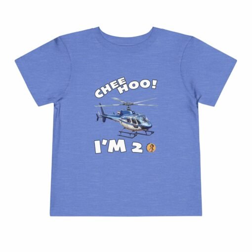 Little Kea Chee Hoo! I'm 2 Helicopter Shirt - Image 13
