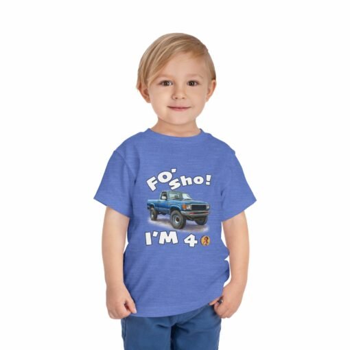 Little Kea Foʻ Sho! I'm 4 Truck Shirt - Image 24