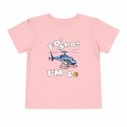 Little Kea Foʻ Sho! I'm 4 Helicopter Shirt - Image 29