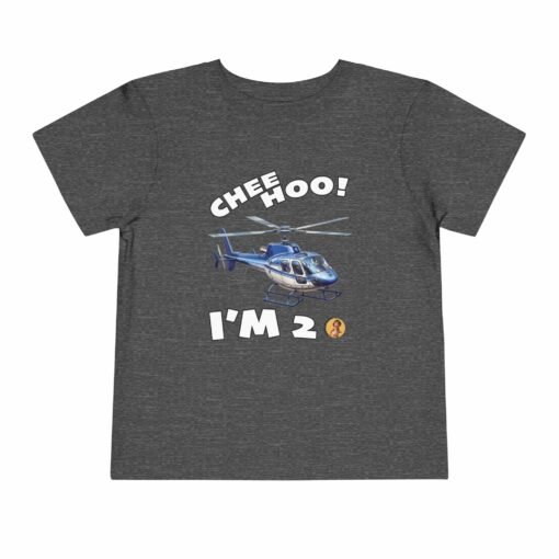 Little Kea Chee Hoo! I'm 2 Helicopter Shirt - Image 17