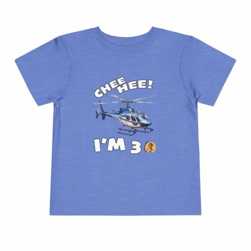 Little Kea Chee Hee! I'm 3 Helicopter Shirt - Image 21