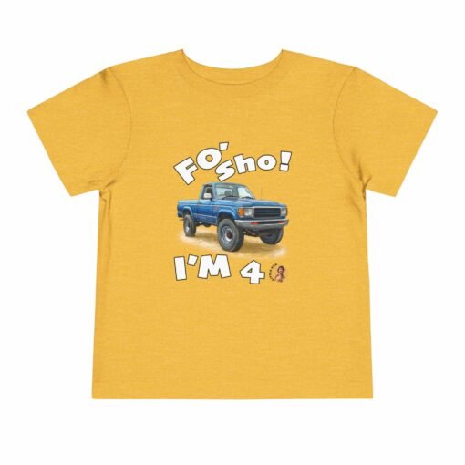 Little Kea Foʻ Sho! I'm 4 Truck Shirt - Image 15