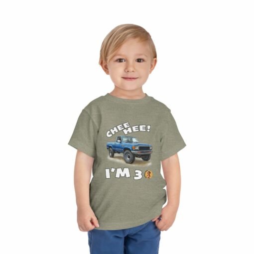 Little Kea Chee Hee! I'm 3 Truck Shirt - Image 11
