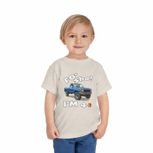 Little Kea Foʻ Sho! I'm 4 Truck Shirt - Image 9