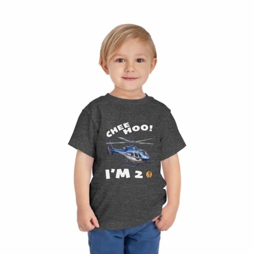Little Kea Chee Hoo! I'm 2 Helicopter Shirt - Image 19