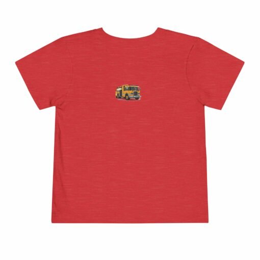 Little Kea Foʻ Sho! I'm 4 Fire Engine Shirt - Image 34