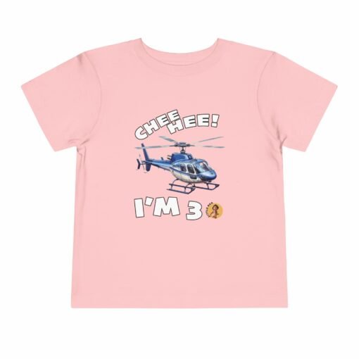 Little Kea Chee Hee! I'm 3 Helicopter Shirt - Image 25