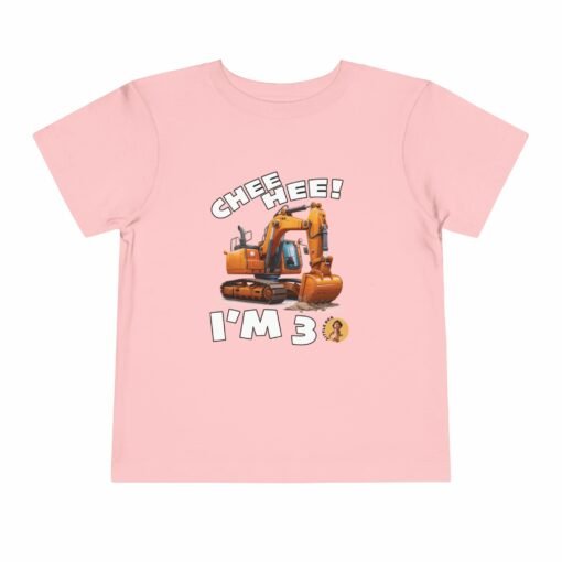 Little Kea Chee Hee! I'm 3 Excavator Shirt - Image 25