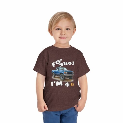 Little Kea Foʻ Sho! I'm 4 Truck Shirt - Image 39