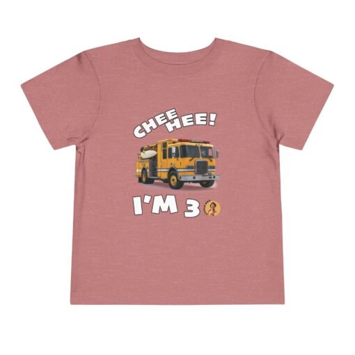 Copy of Copy of Little Kea Chee Hee! I'm 3 Fire Engine Shirt